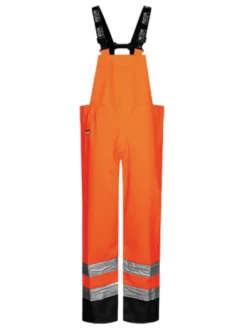 Flame Resistant Work Wear Lyngsoe Rainwear Electric Arc Anti-Flame Rain Bib Overall | Sizes S - 4XL