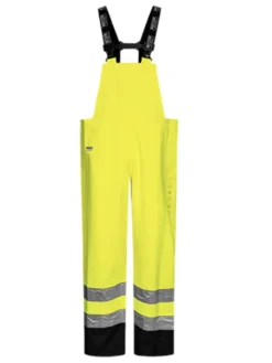 Flame Resistant Work Wear Lyngsoe Rainwear Electric Arc Anti-Flame Rain Bib Overall | Sizes S - 4XL