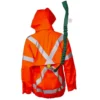 Lyngsoe Rainwear Fire Resistant Fall Arrest Rain Jacket | Orange | Sizes S - 4XL Flame Resistant Work Wear 2 Lyngsoe Rainwear Fire Resistant Fall Arrest Rain Jacket | Orange | Sizes S - 4XL Flame Resistant Work Wear