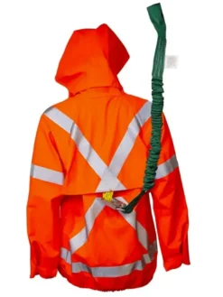 Lyngsoe Rainwear Fire Resistant Fall Arrest Rain Jacket | Orange | Sizes S - 4XL Flame Resistant Work Wear