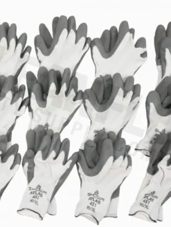 SHOWA 451 Insulated Rubber Grip Gloves - Pack Of 12 Pairs Work Gloves