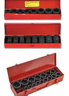 Signet 3/4" Drive Industrial Impact Socket Sets