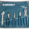 Signet 5 Piece Industrial Plier And Adjustable Wrench Set