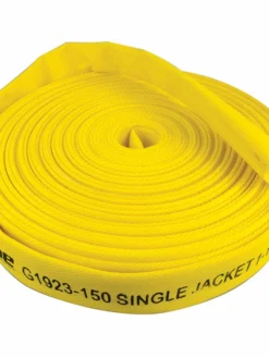 Greenline Hose And Fittings Yellow Single Jacket Lightweight Forestry Hose (Hose Only - No Ends)