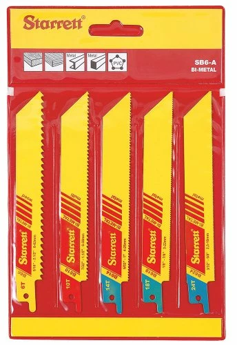 Starrett Fast Cut General Purpose Reciprocating Saw Blade Assortment, 5 Pack 3 Starrett Fast Cut General Purpose Reciprocating Saw Blade Assortment, 5 Pack