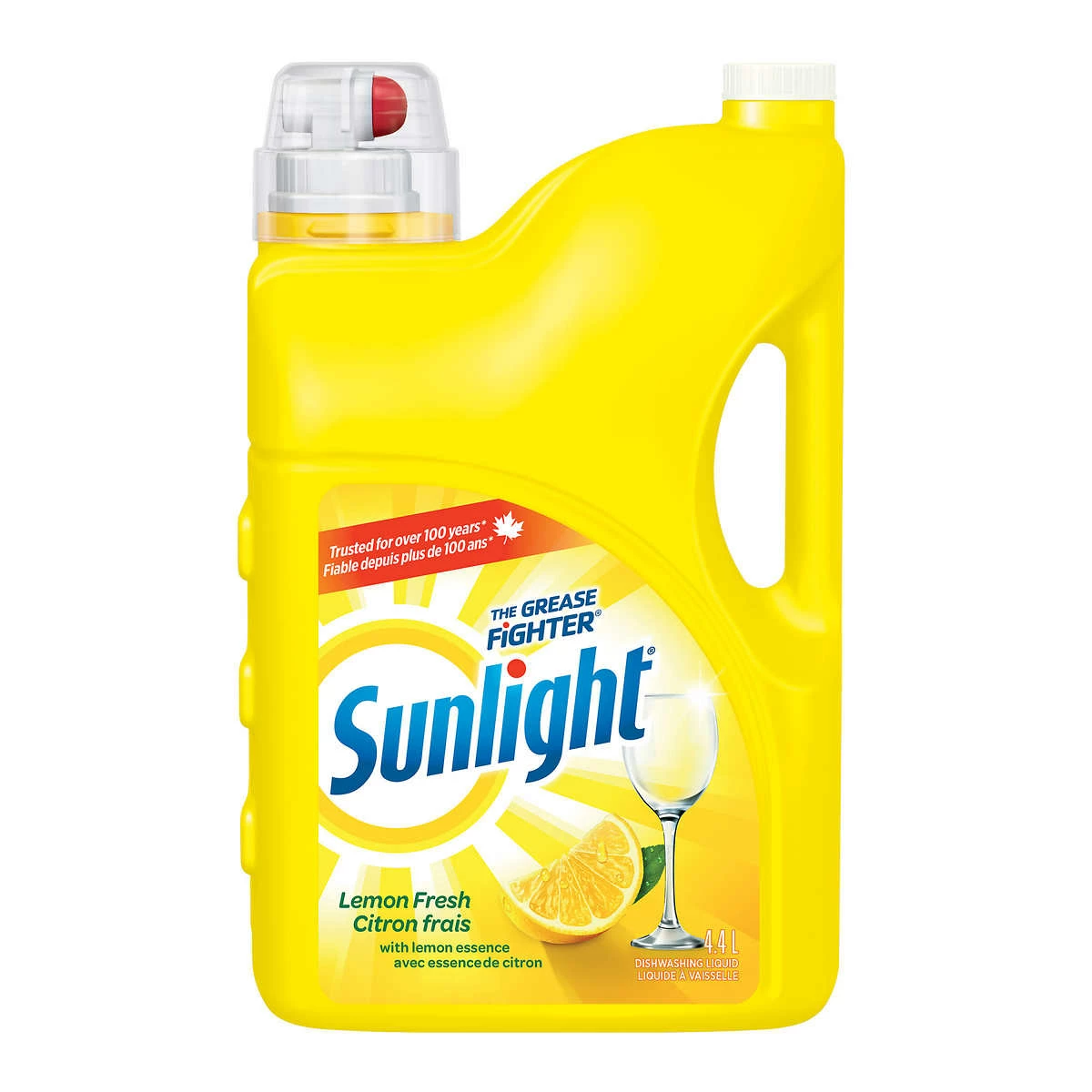 Cleanflow Cleaning Supplies Sunlight Lemon Fresh Dishwashing Liquid - 4.4L Jug - Case Of 4 3 Cleanflow Cleaning Supplies Sunlight Lemon Fresh Dishwashing Liquid - 4.4L Jug - Case Of 4