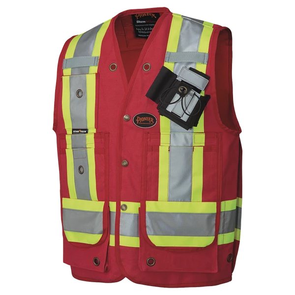 Pioneer CSA Surveyor's/Supervisor's Safety Vest - Cotton Duck | Sizes Small - 5XL 9 Pioneer CSA Surveyor's/Supervisor's Safety Vest - Cotton Duck | Sizes Small - 5XL