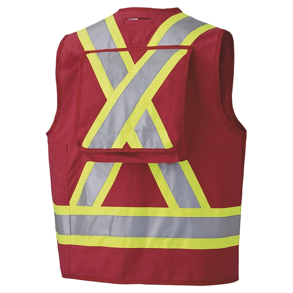 Pioneer CSA Surveyor's/Supervisor's Safety Vest - Cotton Duck | Sizes Small - 5XL 10 Pioneer CSA Surveyor's/Supervisor's Safety Vest - Cotton Duck | Sizes Small - 5XL