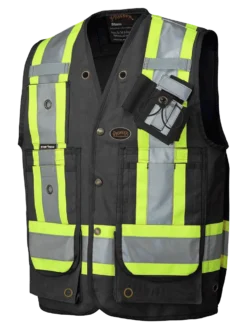 Pioneer CSA Surveyor's/Supervisor's Safety Vest - Cotton Duck | Sizes Small - 5XL
