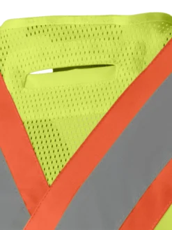 Hi-Vis Work Wear Pioneer Hi Viz Drop Shoulder Poly/Cotton Tear-Away Surveyor's Safety Vest | Sizes Small - 4XL