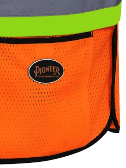 Hi-Vis Work Wear Pioneer Hi Viz Safety Tear-Away Poly Mesh Vest - One Size Fits Most 19 Hi-Vis Work Wear Pioneer Hi Viz Safety Tear-Away Poly Mesh Vest - One Size Fits Most