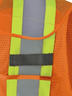 Pioneer Hi Viz Drop Shoulder Safety Tear-Away Vest Poly Mesh | Sizes XXS - 5XL