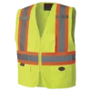 Pioneer Hi Viz Zipper Front Safety Vest - Tricot Poly | Sizes Small - 5XL Hi-Vis Work Wear