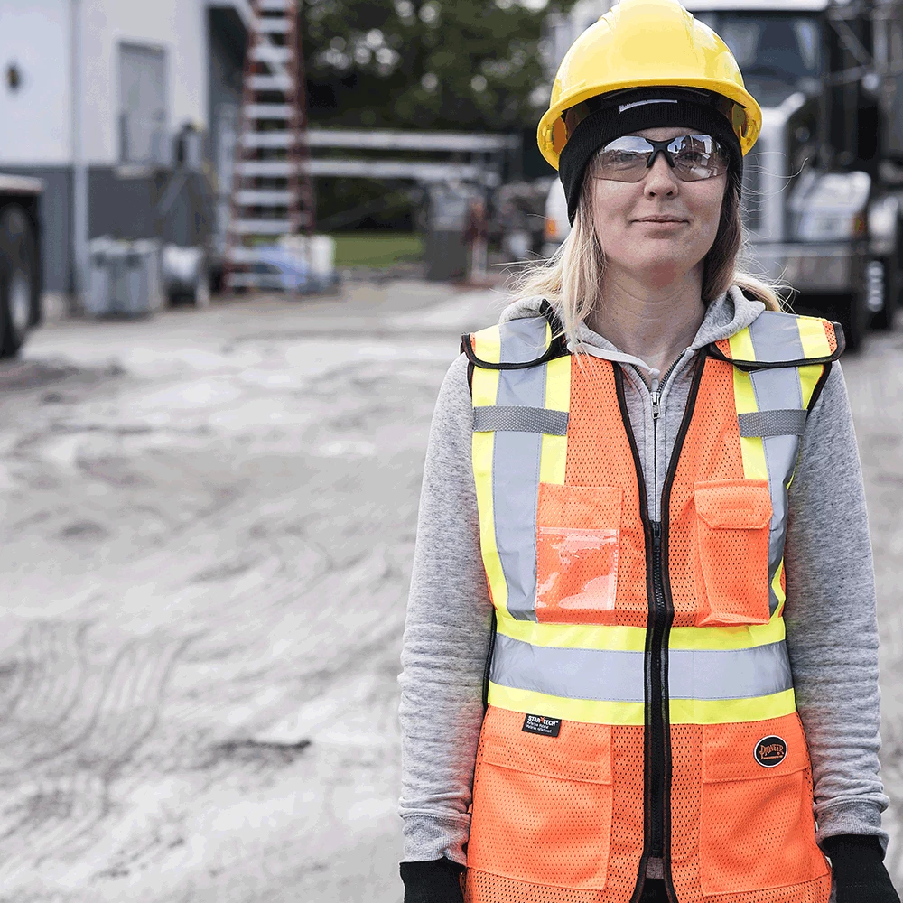 Hi-Vis Work Wear Pioneer Womens Breathable Mesh Tear-Away Safety Vest | XS-2XL 7 Hi-Vis Work Wear Pioneer Womens Breathable Mesh Tear-Away Safety Vest | XS-2XL