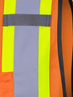 Hi-Vis Work Wear Pioneer Hi Viz Zipper Front Safety Vest | Sizes XS - 5XL