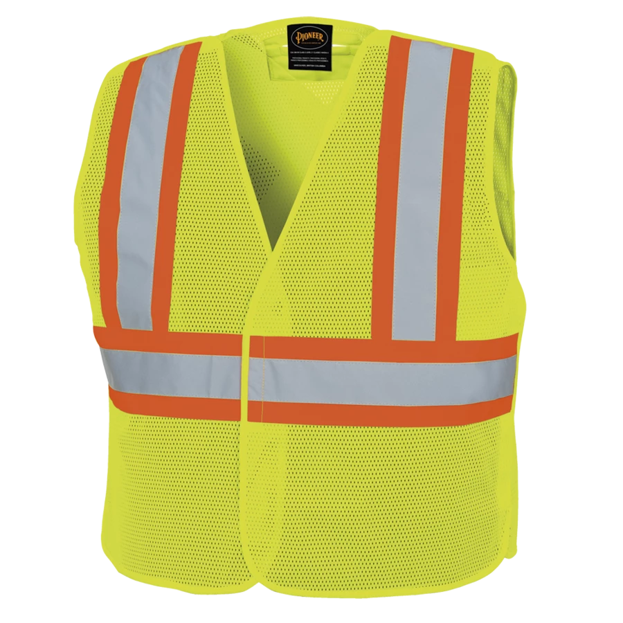 Pioneer Hi Viz Tear-Away Mesh Safety Vest - Poly Mesh | Sizes Small - 5XL Hi-Vis Work Wear 6 Pioneer Hi Viz Tear-Away Mesh Safety Vest - Poly Mesh | Sizes Small - 5XL Hi-Vis Work Wear