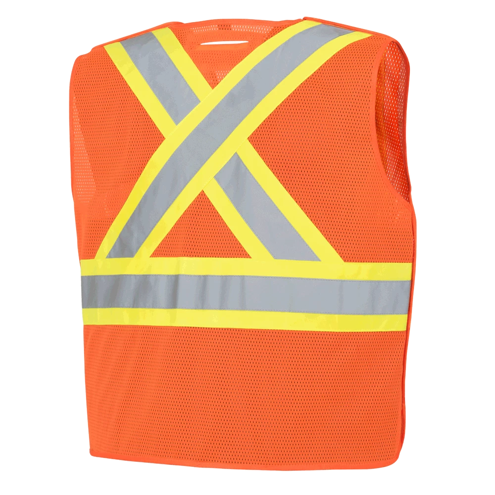Pioneer Hi Viz Tear-Away Mesh Safety Vest - Poly Mesh | Sizes Small - 5XL Hi-Vis Work Wear 4 Pioneer Hi Viz Tear-Away Mesh Safety Vest - Poly Mesh | Sizes Small - 5XL Hi-Vis Work Wear