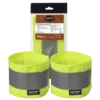 Pioneer Hi Viz 4" Adjustable Reflective Ankle Bands (Pair) | Yellow/Green