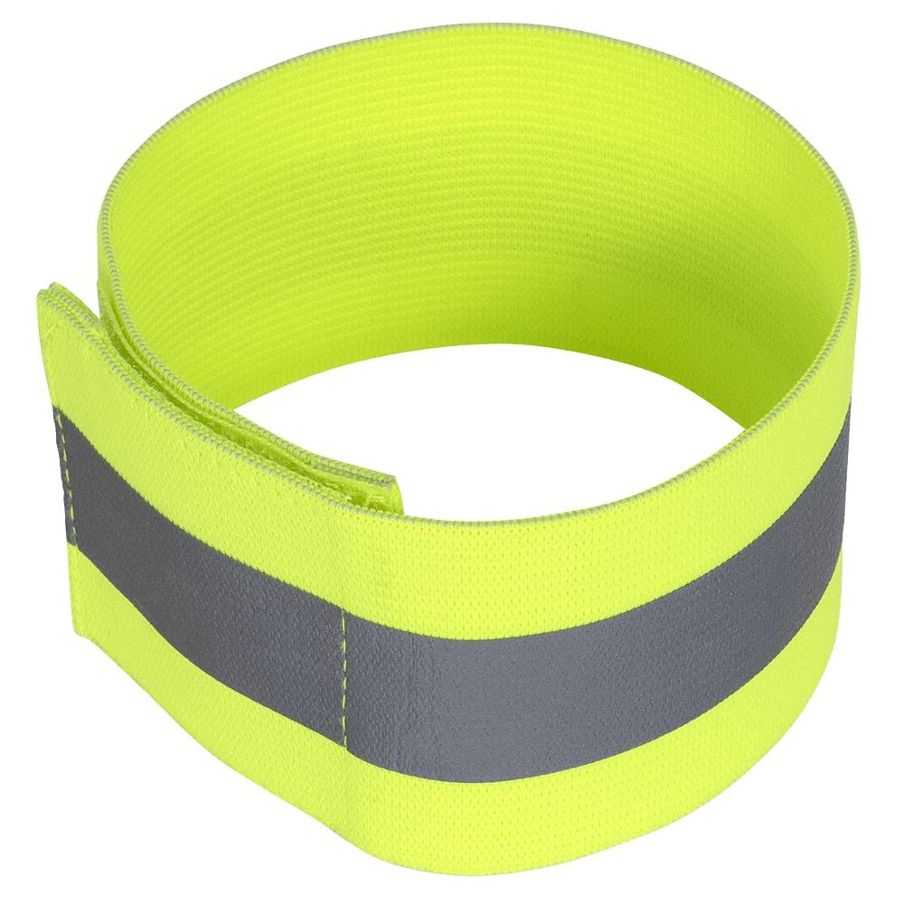 Pioneer Hi Viz Elastic Arm Bands (Pair) | Yellow/Green | 12" 3 Pioneer Hi Viz Elastic Arm Bands (Pair) | Yellow/Green | 12"