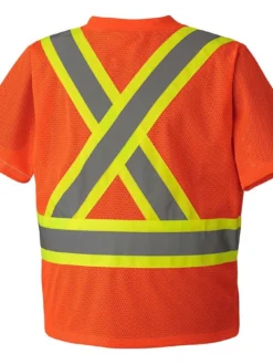 Pioneer Traffic Hi Vis V Neck T-Shirt | S-5XL 9 Pioneer Traffic Hi Vis V Neck T-Shirt | S-5XL
