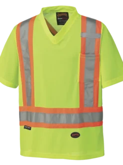 Hi-Vis Work Wear Pioneer Hi Viz Safety T-Shirt | Micro Mesh | Sizes XS - 5XL