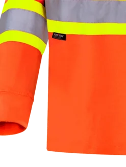 Pioneer Premium 100% Cotton Safety Long Sleeve With Armbands | Sizes S - 4XL