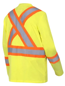 Pioneer Premium 100% Cotton Safety Long Sleeve With Armbands | Sizes S - 4XL