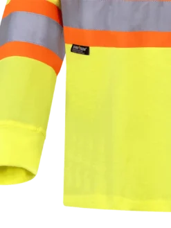 Pioneer Premium 100% Cotton Safety Long Sleeve With Armbands | Sizes S - 4XL