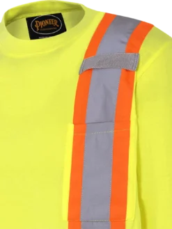 Pioneer Premium 100% Cotton Safety Long Sleeve With Armbands | Sizes S - 4XL