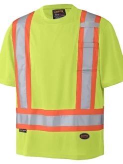 Pioneer Hi Viz Safety T-Shirt - Birdseye Poly | Sizes XS - 5XL