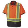 Pioneer Hi Viz Safety Short-Sleeved Polo Shirt | Birdseye Poly | Sizes S - 5XL