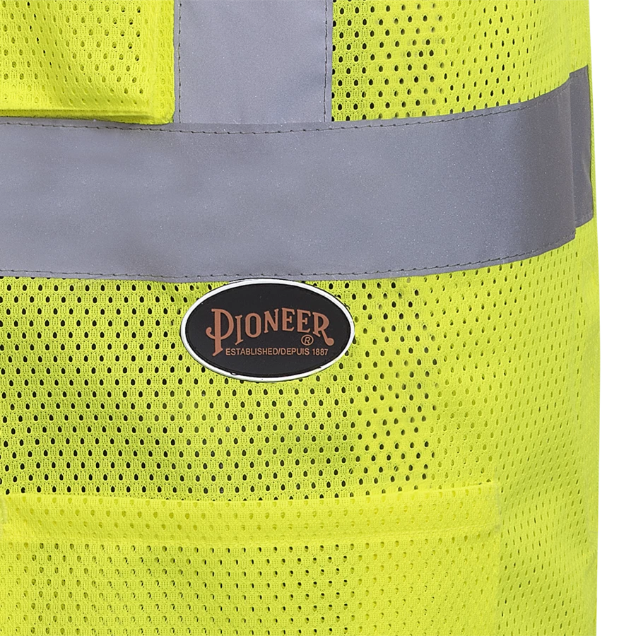Hi-Vis Work Wear Pioneer Hi Viz Tear-Away Mesh Safety Vest W/ 2" Tape | Sizes Small - 5XL 13 Hi-Vis Work Wear Pioneer Hi Viz Tear-Away Mesh Safety Vest W/ 2" Tape | Sizes Small - 5XL