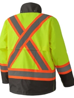 Pioneer Trilobal 300D Ripstop Waterproof Safety Rain Jacket | S-4XL