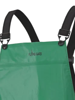 Ranpro CA-43® FR Chemical/Acid Resistant Safety Bib Pants - PVC/Poly | Green | Sizes Small - 4XL Flame Resistant Work Wear