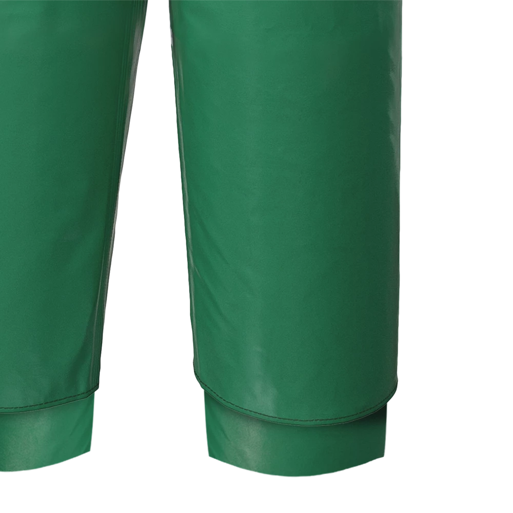 Ranpro CA-43® FR Chemical/Acid Resistant Bib Pants - PVC/Poly | Green | Sizes Small - 4XL 5 Ranpro CA-43® FR Chemical/Acid Resistant Bib Pants - PVC/Poly | Green | Sizes Small - 4XL