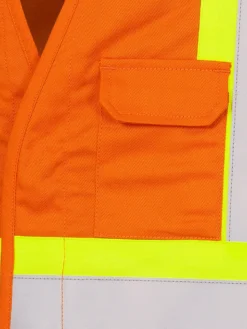 Pioneer FR-TECH 88/12 FR Safety Vest 7 Oz | Sizes S - 4XL Flame Resistant Work Wear