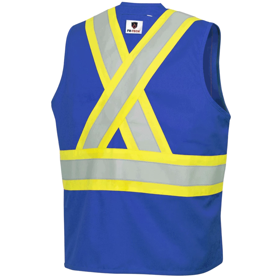 Flame Resistant Work Wear Pioneer FR-TECH 88/12 FR Safety Vest 7 Oz | Limited Size Selection 4 Flame Resistant Work Wear Pioneer FR-TECH 88/12 FR Safety Vest 7 Oz | Limited Size Selection