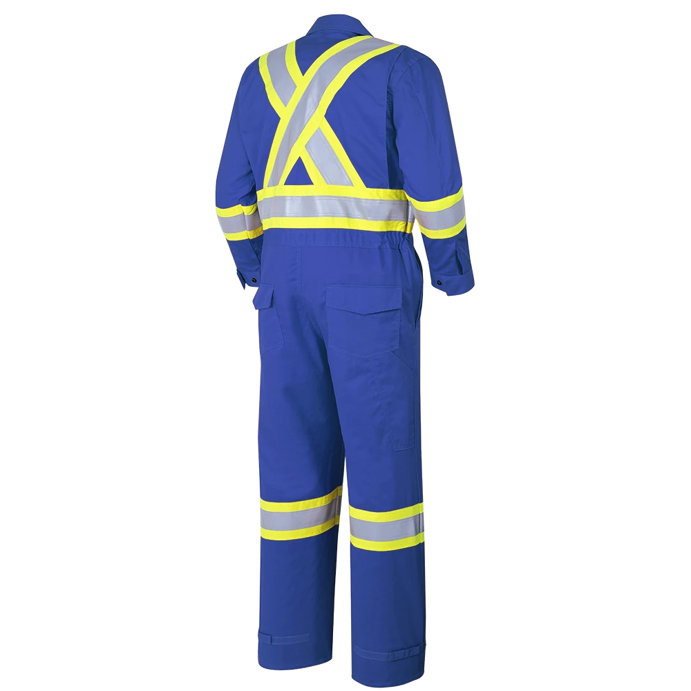 Pioneer FR-TECH® FR/ARC Rated 7 Oz Hi Viz Safety Coveralls - 88/12 Ctn/Nylon | Sizes 36 - 60 4 Pioneer FR-TECH® FR/ARC Rated 7 Oz Hi Viz Safety Coveralls - 88/12 Ctn/Nylon | Sizes 36 - 60