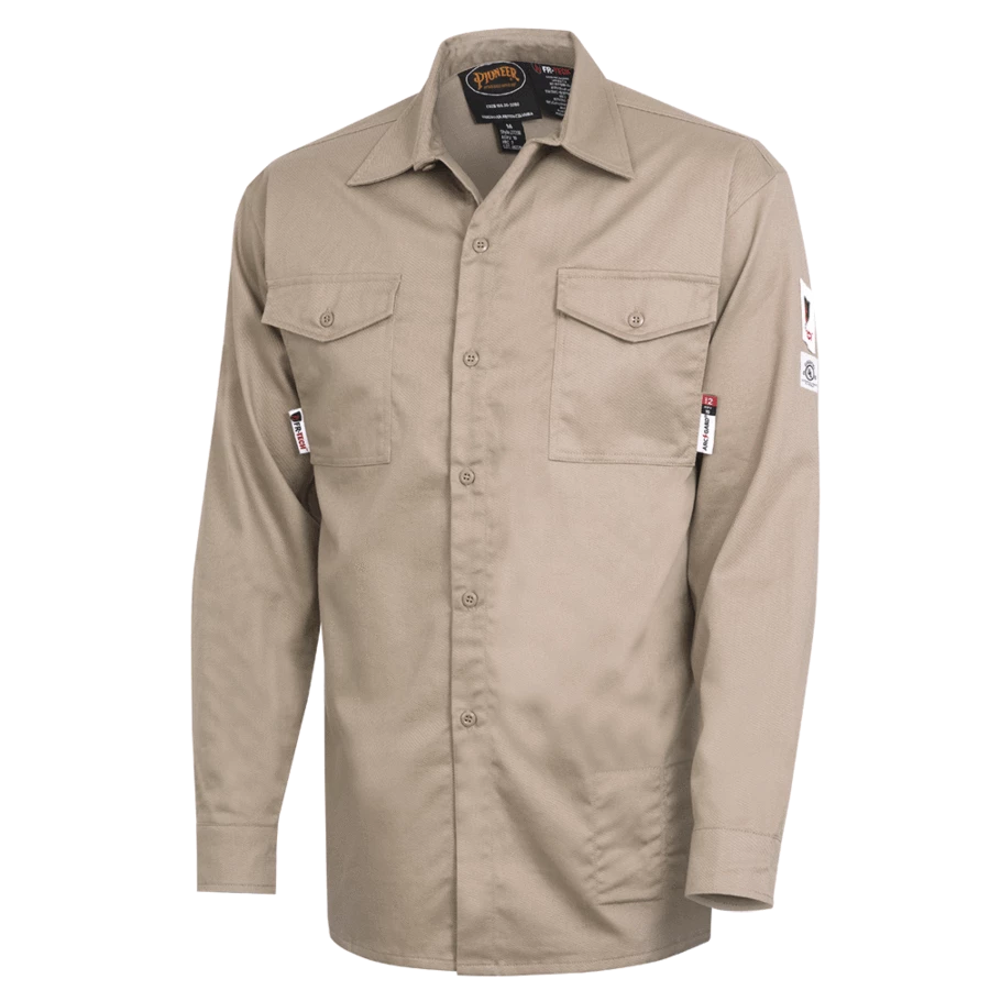 Flame Resistant Work Wear Pioneer FR-TECH® FR/ARC Rated 7 Oz Safety Shirt - 88/12 | Sizes Small - 4XL 5 Flame Resistant Work Wear Pioneer FR-TECH® FR/ARC Rated 7 Oz Safety Shirt - 88/12 | Sizes Small - 4XL