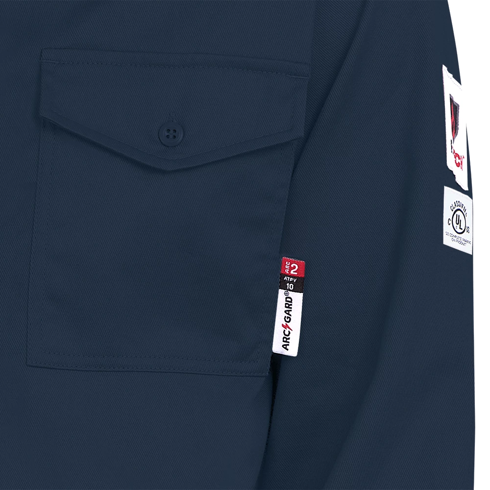 Flame Resistant Work Wear Pioneer FR-TECH® FR/ARC Rated 7 Oz Safety Shirt - 88/12 | Sizes Small - 4XL 4 Flame Resistant Work Wear Pioneer FR-TECH® FR/ARC Rated 7 Oz Safety Shirt - 88/12 | Sizes Small - 4XL