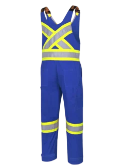 Flame Resistant Work Wear Pioneer FR-TECH Flame Resistant 7 Oz Hi-Viz Safety Overalls | Sizes S - 5XL