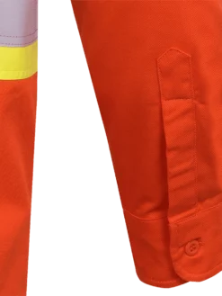 Pioneer FR-TECH® FR/ARC Rated 7 Oz Hi Viz Safety Shirt - 88/12 | Orange | Small - 4XL