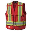 Flame Resistant Work Wear Pioneer FR-TECH® 88/12 FR/ARC Rated Surveyor's Safety Vest 7 Oz | Sizes S - 4XL