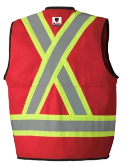Flame Resistant Work Wear Pioneer FR-TECH® 88/12 FR/ARC Rated Surveyor's Safety Vest 7 Oz | Sizes S - 4XL 12 Flame Resistant Work Wear Pioneer FR-TECH® 88/12 FR/ARC Rated Surveyor's Safety Vest 7 Oz | Sizes S - 4XL