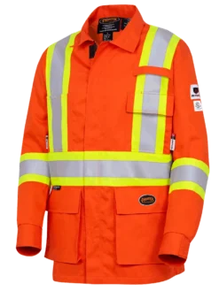 Pioneer FR-TECH Flame Resistant Unlined Safety Jacket | Sizes S - 5 XL Flame Resistant Work Wear