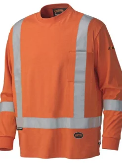 Flame Resistant Work Wear Pioneer Flame Resistant Long-Sleeved Cotton Safety Shirt | Sizes M-5XL