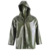 Work Wear Ranpro Canadian Heavy Duty Cold Flex Hooded Rain Jacket | Olive Green | S-4XL