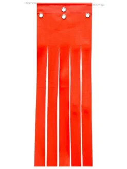 Pioneer Shredded Traffic Flag | 6" X 18" Safety Supplies