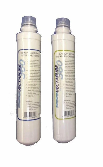 Waterite Vectapure 360 Replacement Filter Cartridge Kit For V3602SC Systems (Carbon & Sediment) Commercial Water Filters And UV Parts 3 Waterite Vectapure 360 Replacement Filter Cartridge Kit For V3602SC Systems (Carbon & Sediment) Commercial Water Filters And UV Parts