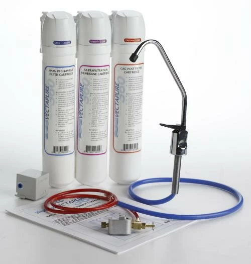 Waterite Vectapure 360 Triple Stage Ultra-Filtration Drinking Water System Commercial Water Filters And UV Parts